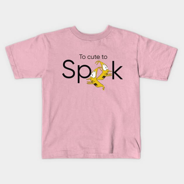 to cute to spook Kids T-Shirt by Lins-penseeltje